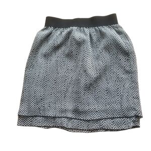 NWT Jacob Layered Flounce Mini Skirt.  S XS